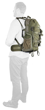 精嘉 ENDEAVOR BAG 1600 | 户外双肩包 | 双筒望远镜  |专业 | 军事 观鸟 | 防雨罩 | 防汗透气 |军绿色